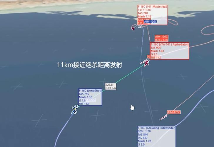 空战实现A锁B射C导,
